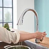 Смеситель Grohe Zedra Touch 30219002 для кухонной мойки фото 5