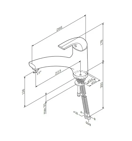 Смеситель Am.Pm Sense F7500032 для кухонной мойки фото 2