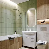 Зеркало Aqwella Soul 55x100 SOUL0255 с подсветкой фото 2