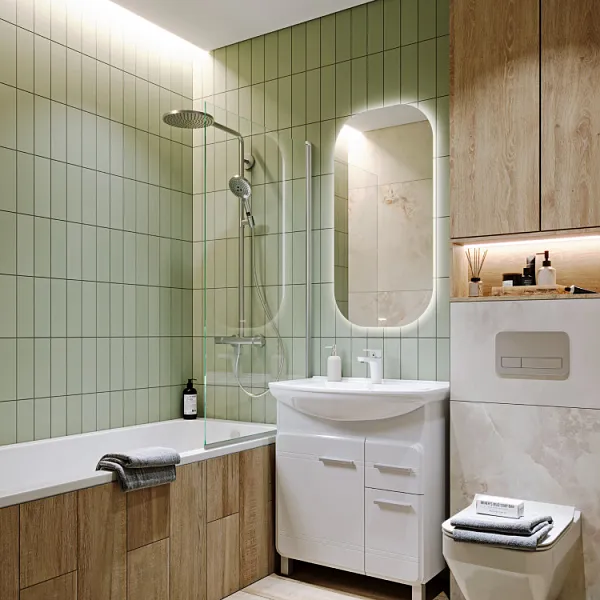 Зеркало Aqwella Soul 55x100 SOUL0255 с подсветкой фото 2