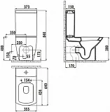 Бачок для унитаза Creavit Thor TH410-00CB00E-0000 фото 5