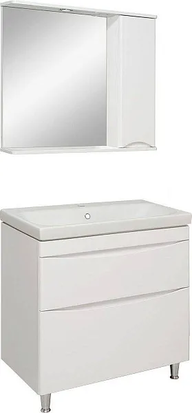 Мебель для ванной Runo Афина 80 напольная фото 2