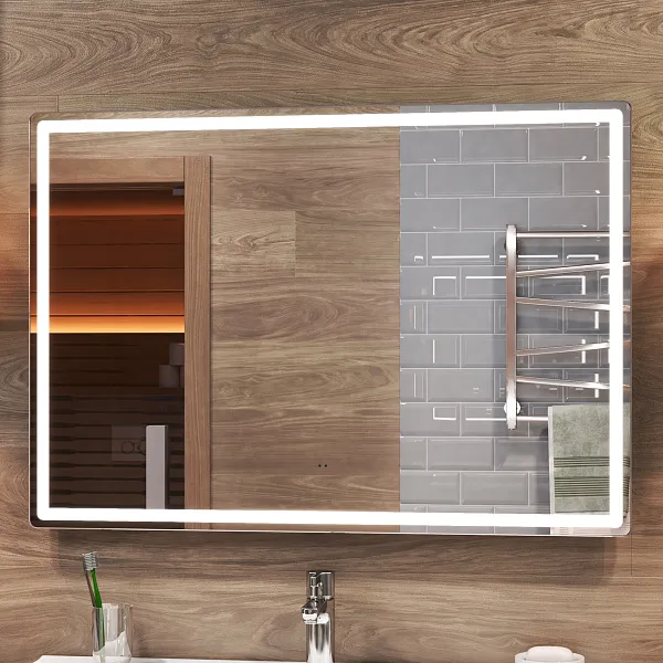 Зеркало Vigo Geometry Comfort 70x100 4640027149540 с подсветкой фото 2