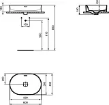 Раковина Ideal Standard Strada II 60 см T360401 фото 3