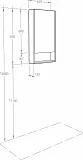Зеркало-шкаф Акватон Сканди 45x85 см 1A252002SDZ90 фото 6
