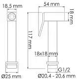 Гигиенический душ WasserKRAFT A136 фото 2