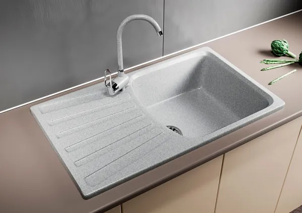 Кухонная мойка Mixline ML-GM20-310 Серая 525158 фото 4