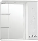 Зеркало Style Line Венеция 75x83 ЛС-00000263 правое с полочкой и подсветкой фото 1