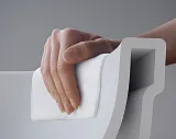 Унитаз-компакт VitrA Sento 9830B003-7203 напольный безободковый с микролифтом фото 5