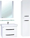 Шкаф-пенал Bellezza Рокко 35 подвесной белый универсальный фото 2