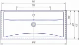 Раковина СаНта Фостер 101 см Фостер100 фото 6