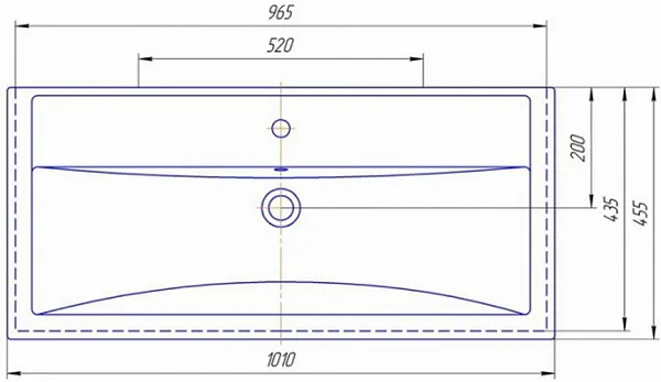 Раковина СаНта Фостер 101 см Фостер100 фото 6