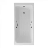 Ванна чугунная Delice Parallel 170x70 DLR220505R-AS с ручками и антискользящим покрытием фото 2