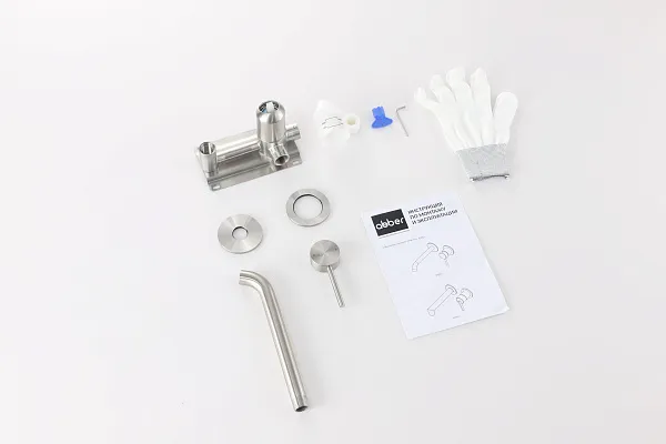 Смеситель для раковины ABBER Wasser Kreis 316 AF8112BST-M фото 2