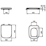 Крышка-сиденье Ideal Standard I.Life A T453101 с микролифтом фото 4