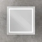 Зеркало BelBagno Kraft 80x80 SPC-KRAFT-800-800-SENS-AL с подсветкой фото 2
