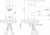 Смеситель Rossinka RS32 RS32-11 для раковины фото 5