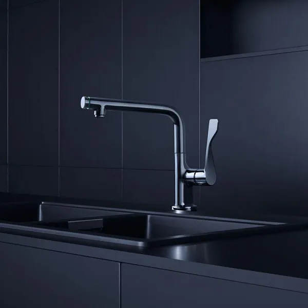Смеситель Axor Citterio 39860800 для кухонной мойки фото 2