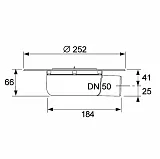 Сифон TECE Drainpoint S 3601401 для душевого трапа фото 2