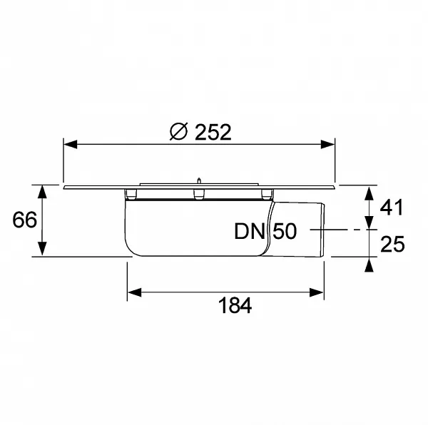 Сифон TECE Drainpoint S 3601401 для душевого трапа фото 2