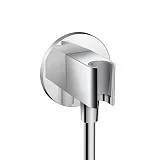 Держатель для душевой лейки Hansgrohe Fixfit Porter S 26487000 с шланговым подключением фото 1
