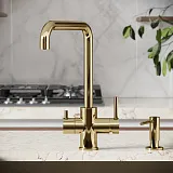 Смеситель для кухонной мойки Sancos Vela SC4013ZG фото 3
