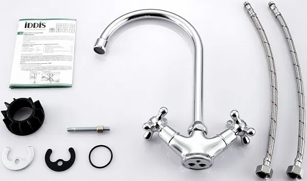 Смеситель Iddis Jeals 59000T4C+W04 для кухонной мойки фото 6