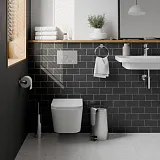 Система инсталляции Iberica Blanca Inox-O IB.001M.8132 с клавишей смыва хром матовой и шумоизоляцией фото 2