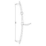 Душевая штанга Haiba HB8002 фото 3