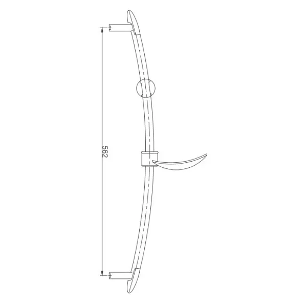 Душевая штанга Haiba HB8002 фото 3