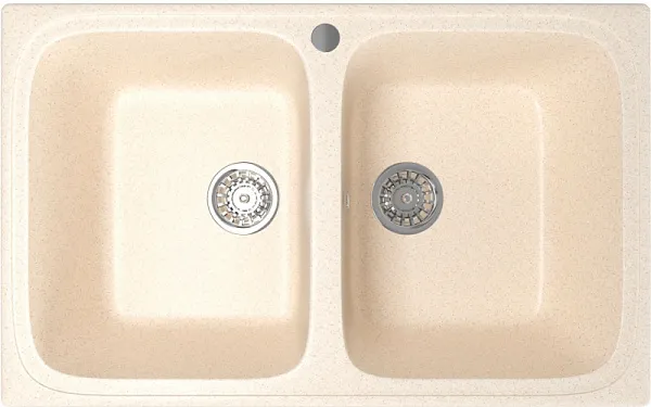 Кухонная мойка Mixline ML-GM23-328 Бежевая 525190 фото 3