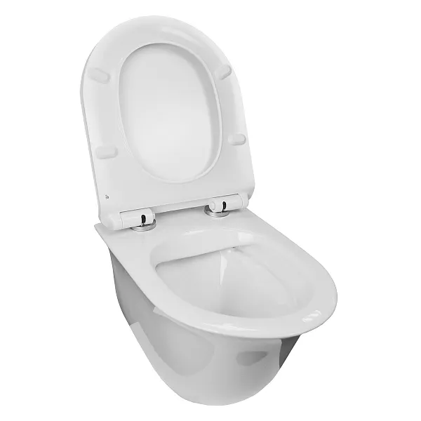 Унитаз Azario Felice AZ-0051 подвесной безободковый с сиденьем микролифт фото 3