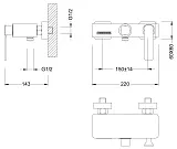 Смеситель для ванны с душем TIMO Torne 4314/03Y фото 2