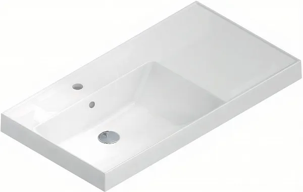 Раковина Kerama Marazzi Cubo 90 см CU.wb.90lh левая фото 1