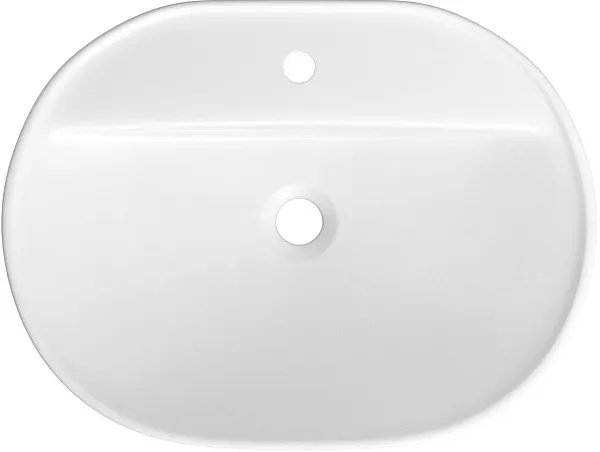 Раковина Wellsee Câlin 60 см комплект из 2 шт 150201001 белая фото 3