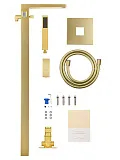 Смеситель для ванны с душем Wonzon & Woghand FIT WW-88649009-BG фото 7