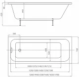 Акриловая ванна Aquatek Мия 120x70 MIY120-0000001 фото 5