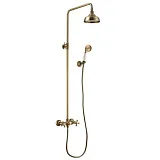Душевая стойка Lemark Vintage LM2860B со смесителем фото 1