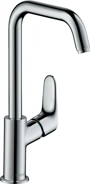 Смеситель Hansgrohe Focus 31609000 для раковины с донным клапаном фото 1