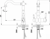Смеситель Lemark Comfort LM3065C для кухонной мойки фото 2