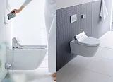 Унитаз Duravit Starck 3 2226590000 подвесной с функцией биде фото 3