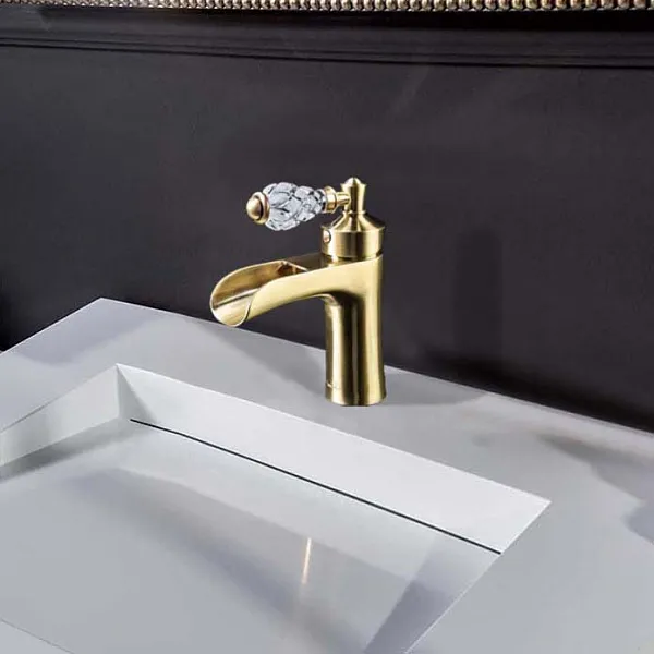 Смеситель Boheme Vogue Crystal 201-CRST для раковины фото 3