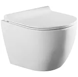 Унитаз Azario Geno AZ2196D подвесной безободковый с микролифтом фото 1