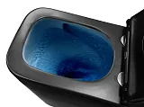 Унитаз Azario Teramo AZ-0052-UQ3MB подвесной безободковый с сиденьем микролифт фото 5