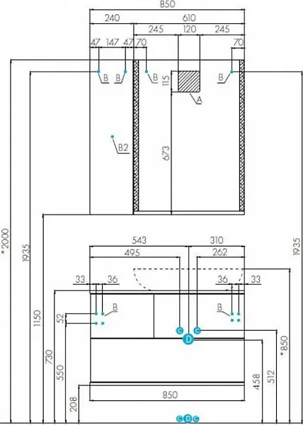 Зеркало Акватон Терра 61x85 см 1A247302TEDY0 с подсветкой фото 7
