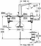 Смеситель Grohe Allure Brilliant 20344000 для раковины с донным клапаном фото 2