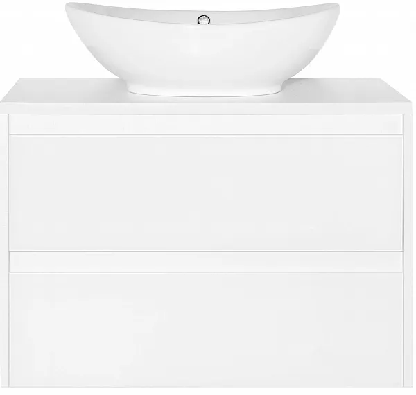 Тумба с раковиной Style Line Монако 80 подвесная осина белая фото 1