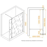 Душевая перегородка RGW Walk In 351005433-16 фото 5