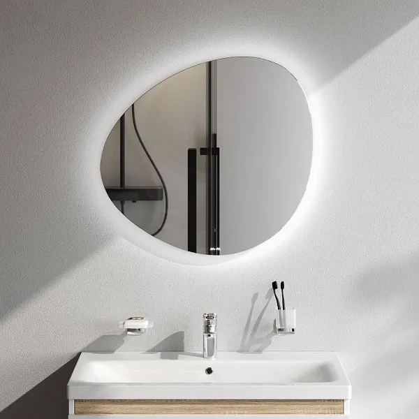 Зеркало AM.PM X-Joy 67,5x62,8 M85MOX50701WG с подсветкой фото 3