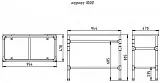 Каркас для тумбы Brevita Loft 94х81 LOFT 1.100 фото 14